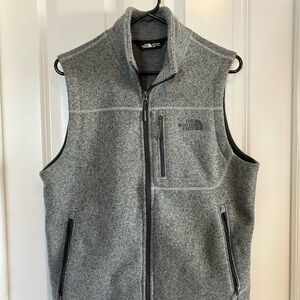 The North Face Men's Grey Fleece Vest